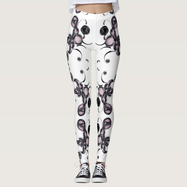 "Emotional Creation", kvinnans baljor Leggings (Framsida)