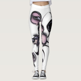 "Emotional Creation", kvinnans baljor Leggings