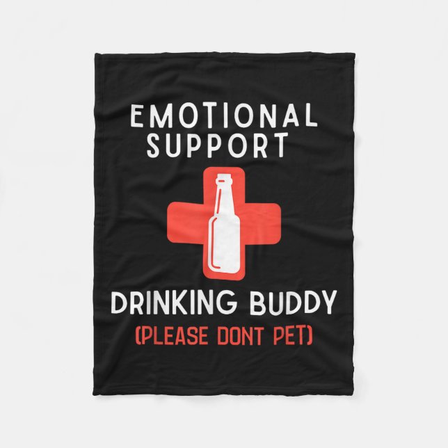 Emotional Drinking Buddy Please Don't Pet Drunk Dr Fleecefilt (Framsidan)