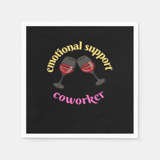 Emotional Help Coworking - Ädelbar klassisk Pappersservett (Framsidan)