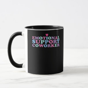 Emotional Help Coworking Chill Meme och Viral Mugg