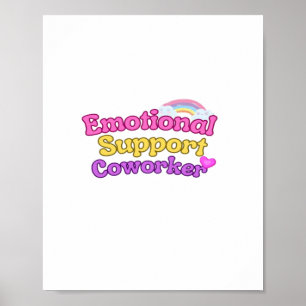 Emotional Help Coworking Chill Poster