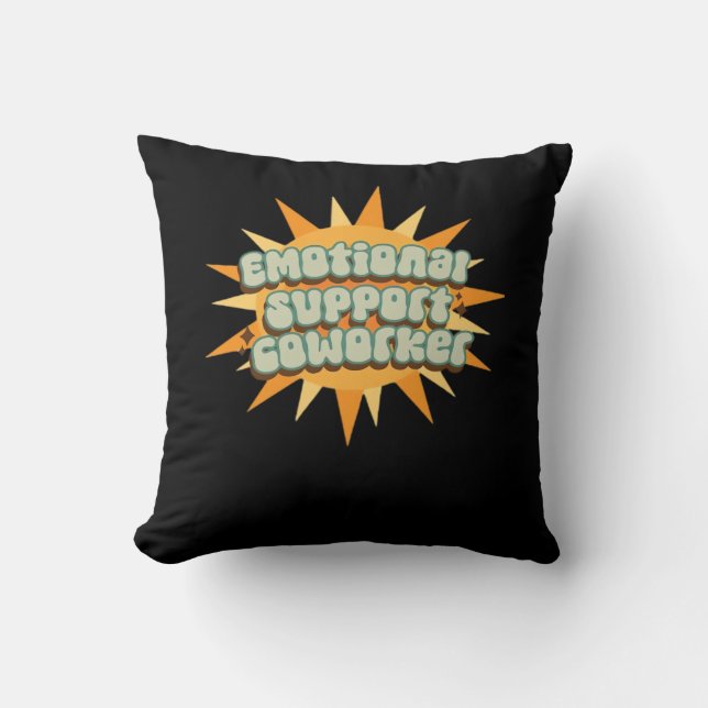 Emotional Help Coworking Classic Chill Funny Kudde (Framsida)
