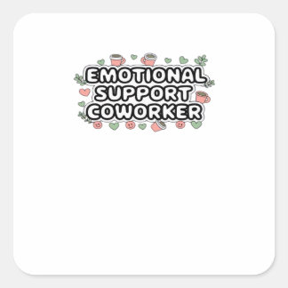 Emotional Help Coworking Classic V2 Classic Fyrkantigt Klistermärke