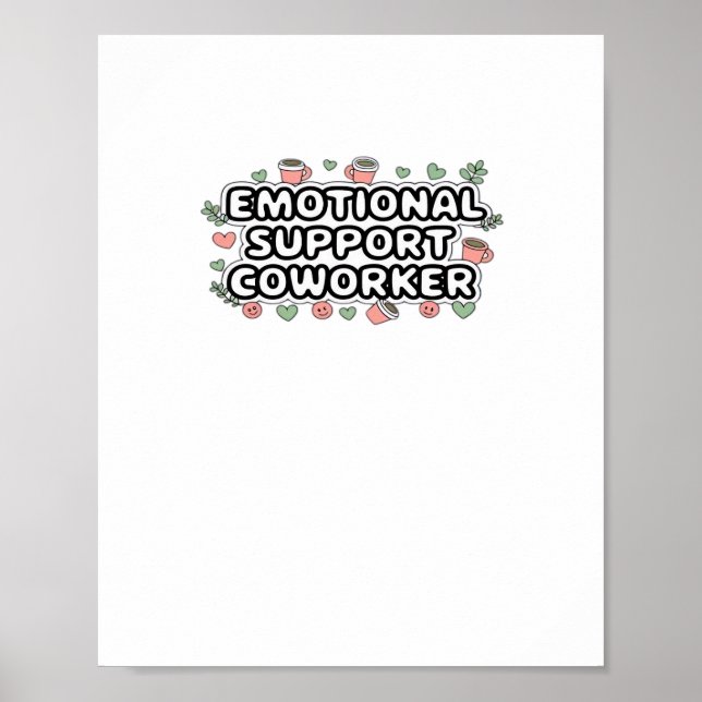Emotional Help Coworking Classic V2 Classic Poster (Framsidan)