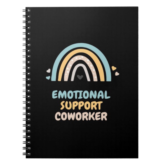 Emotional Help Coworking Classic Viral Meme och Ch Anteckningsbok (Framsidan)