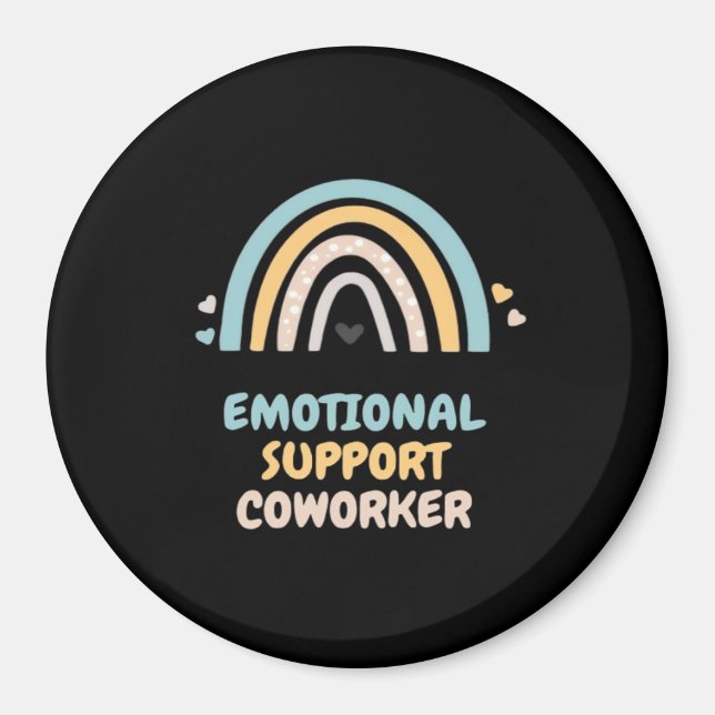 Emotional Help Coworking Classic Viral Meme och Ch Magnet (Framsidan)