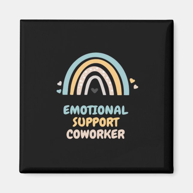 Emotional Help Coworking Classic Viral Meme och Ch Magnet (Framsidan)