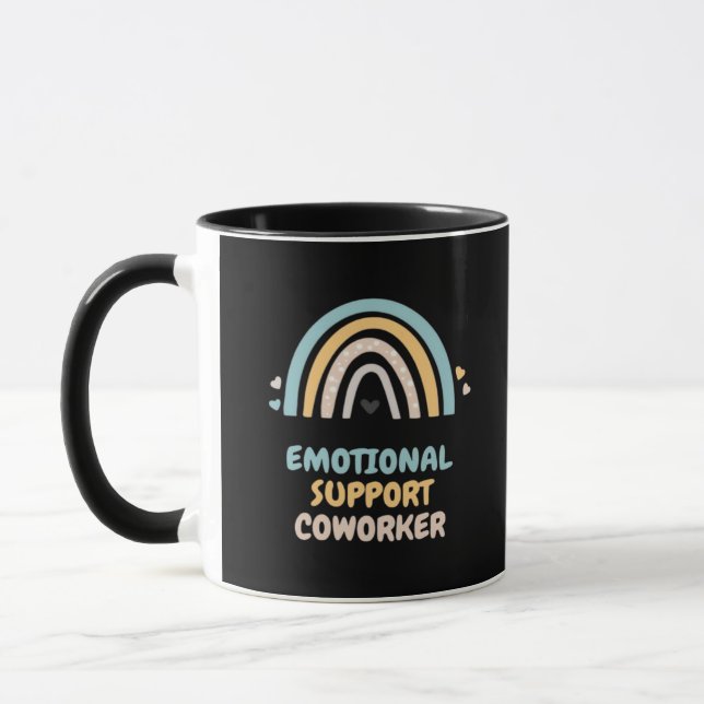 Emotional Help Coworking Classic Viral Meme och Ch Mugg (Vänster)