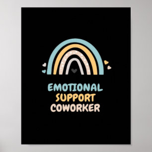Emotional Help Coworking Classic Viral Meme och Ch Poster