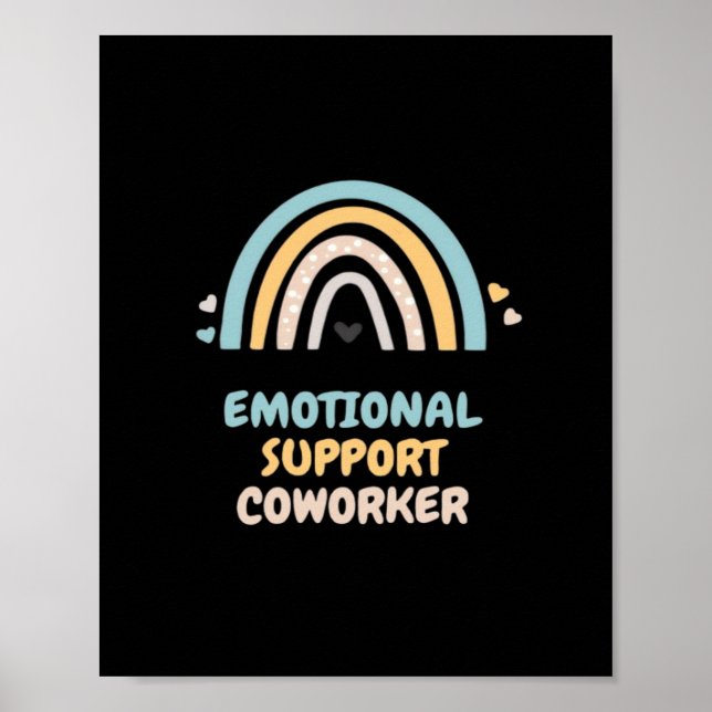 Emotional Help Coworking Classic Viral Meme och Ch Poster (Framsidan)