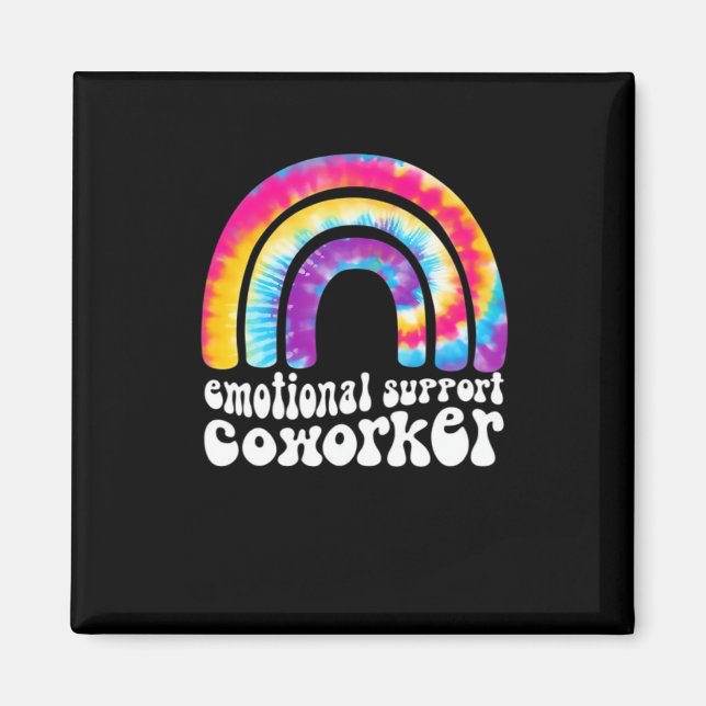 Emotional Help Coworking Classic - Work Bestie Magnet (Framsidan)