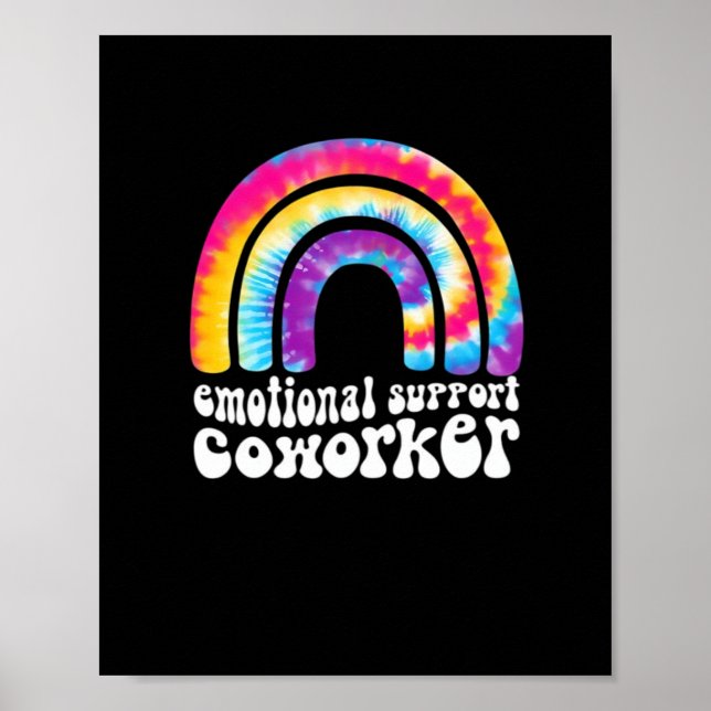 Emotional Help Coworking Classic - Work Bestie Poster (Framsidan)