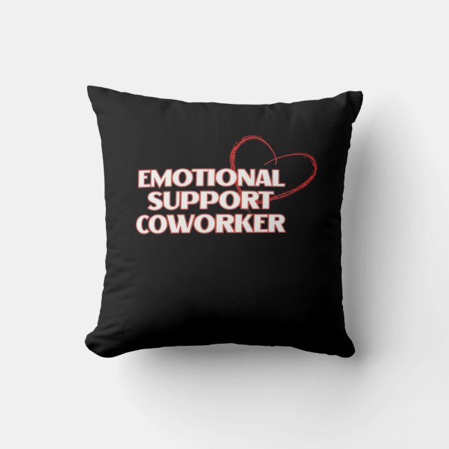 Emotional Help Coworking Classic - Work Bestie Vir Kudde (Framsida)