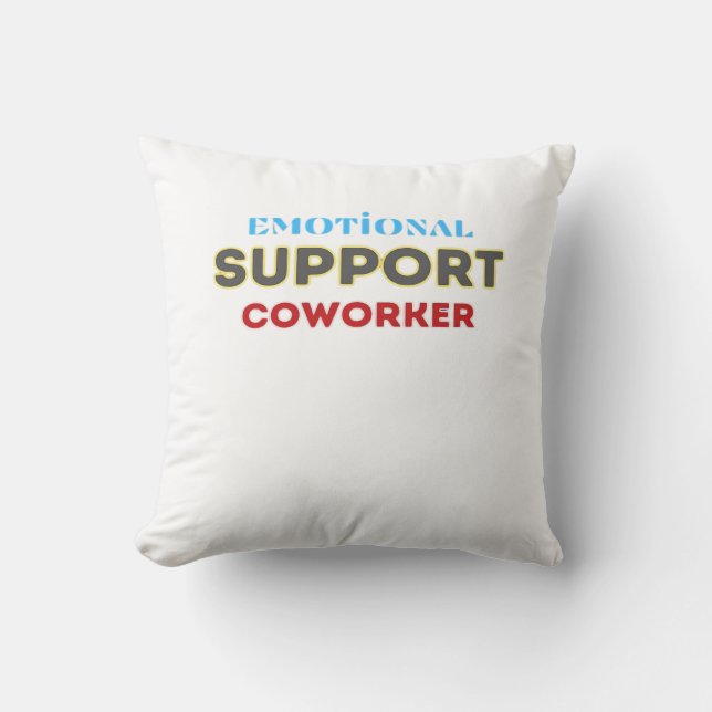 Emotional Help Coworking, Coworking Gift, Coworkin Kudde (Framsida)