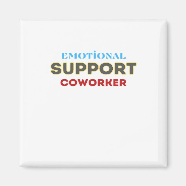 Emotional Help Coworking, Coworking Gift, Coworkin Magnet (Framsidan)