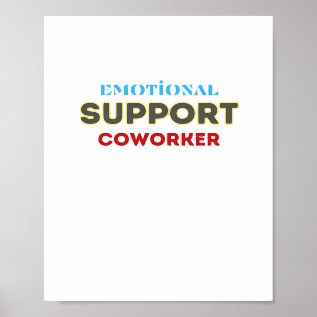 Emotional Help Coworking, Coworking Gift, Coworkin Poster (Framsidan)