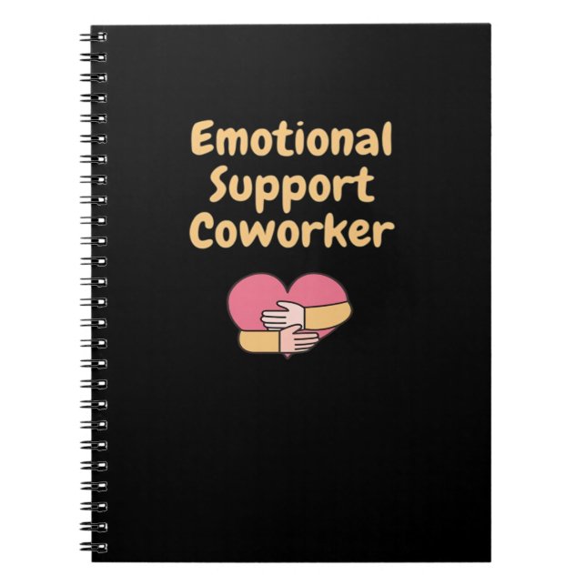 Emotional Help Coworking Cute och underbara gåvor  Anteckningsbok (Framsidan)