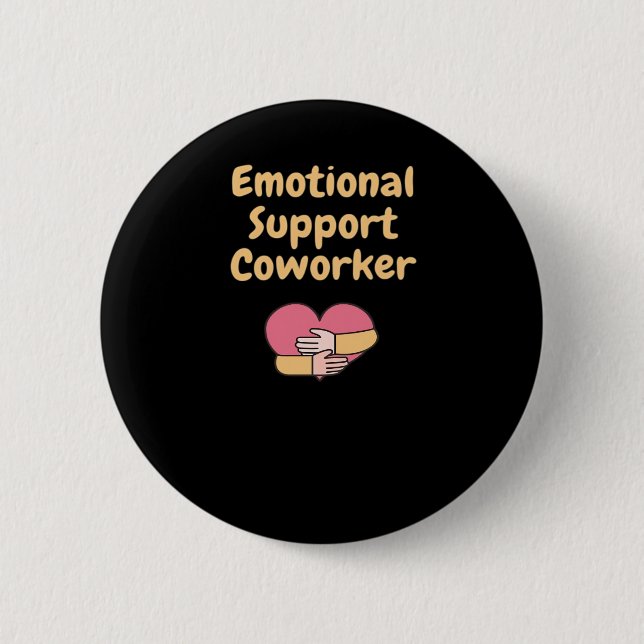 Emotional Help Coworking Cute och underbara gåvor  Knapp (Framsida)