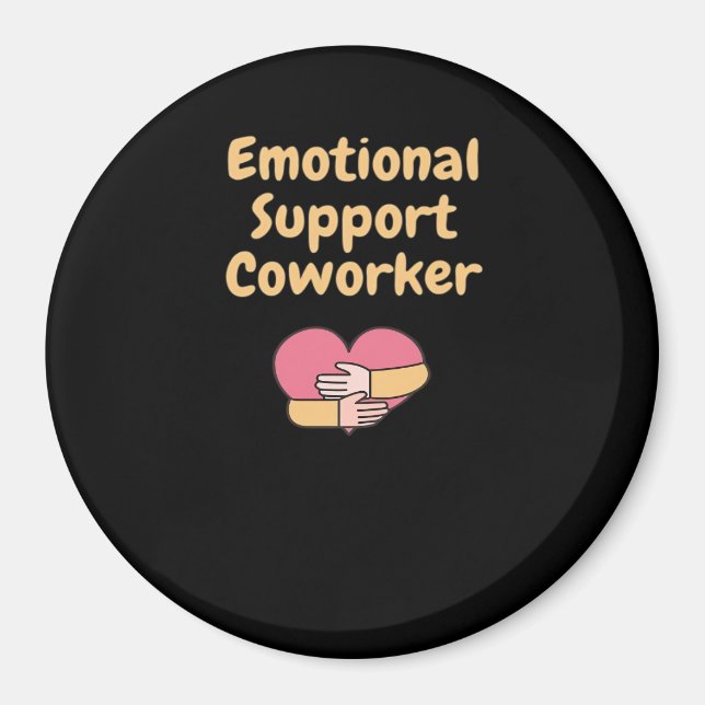 Emotional Help Coworking Cute och underbara gåvor  Magnet (Framsidan)