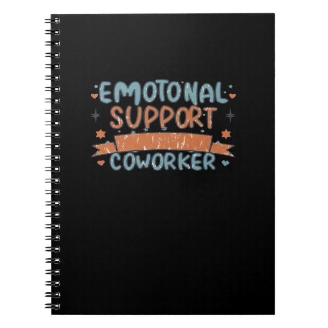 Emotional Help Coworking - fungerar och klassiskt Anteckningsbok (Framsidan)