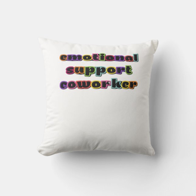 Emotional Help Coworking Office Classic Kudde (Framsida)