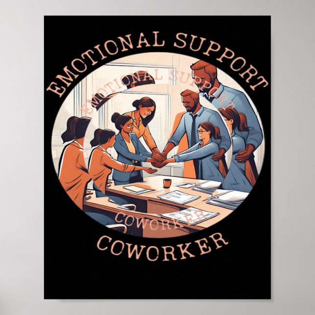 Emotional Help Coworking Office Poster (Framsidan)