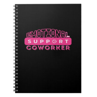 Emotional Help Coworking Rosa Flower Essential Anteckningsbok