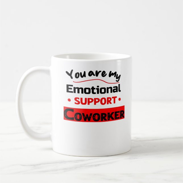 Emotional Help Coworking Sloth Vibes Kaffemugg (Vänster)