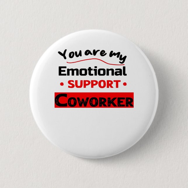 Emotional Help Coworking Sloth Vibes Knapp (Framsida)