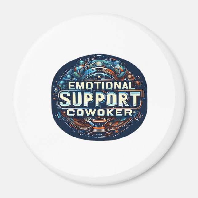 Emotional Help Coworking, typography Classic Magnet (Framsidan)