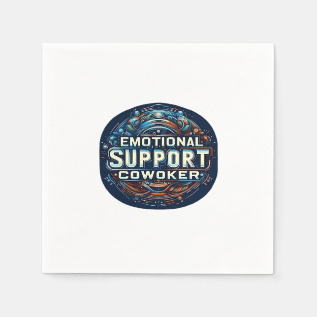 Emotional Help Coworking, typography Classic Pappersservett (Framsidan)