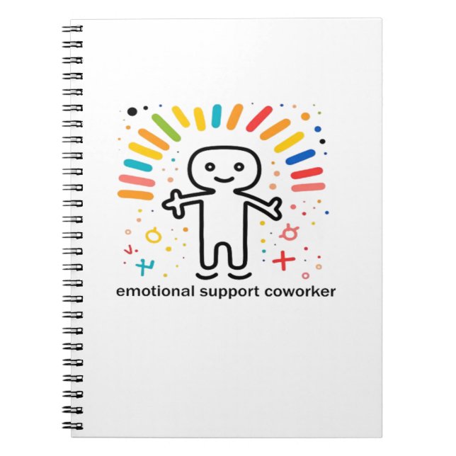 Emotional Help Coworking Viral Anteckningsbok (Framsidan)