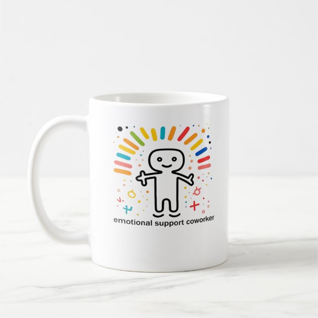 Emotional Help Coworking Viral Kaffemugg (Vänster)