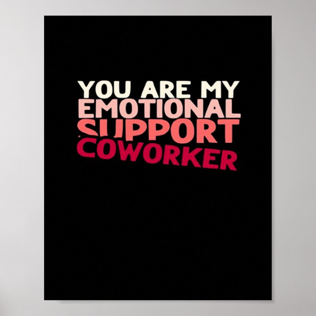 Emotional Help Coworking Viral Sloth Poster (Framsidan)