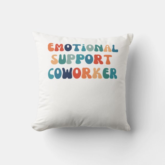 Emotional Help Coworking - Work Bestie Classic Kudde (Framsida)