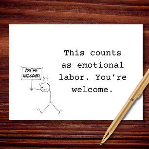 Emotional Labour Champion Kort