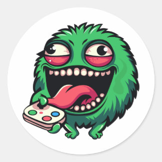 Emotional Monster Runt Klistermärke