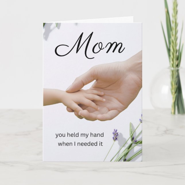 Emotional Mother Appreciation Card  Kort (Framsida)