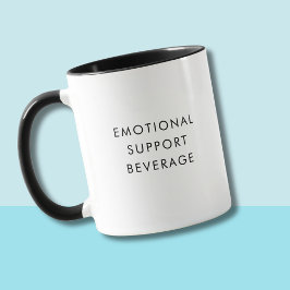 Emotional Support Beverage lustigt kaffe mugg