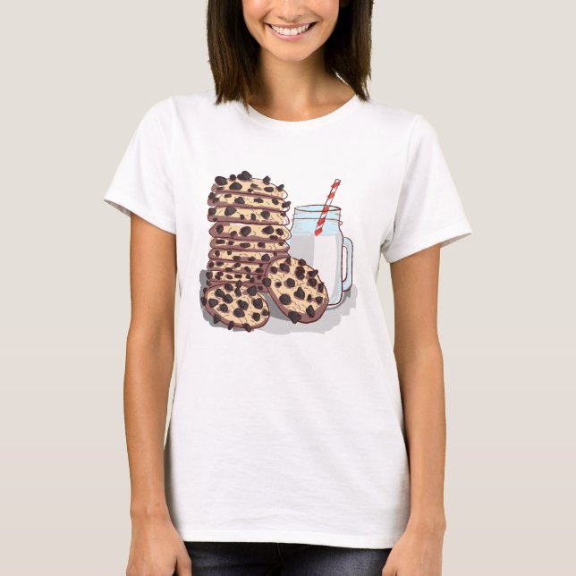 Emotional Support Cookies T Shirt (Framsida)