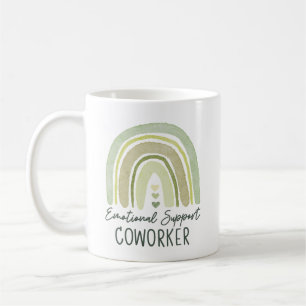 Emotional Support Coworking Colleagand Friends BFF Kaffemugg