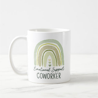 Emotional Support Coworking Colleagand Friends BFF Kaffemugg