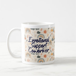 Emotional Support Coworking Mugg. Coworking Gift Kaffemugg