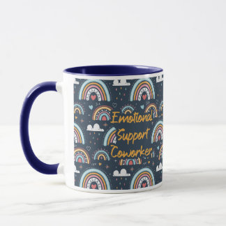 Emotional Support Coworking Mugg. Coworking Gift Mugg