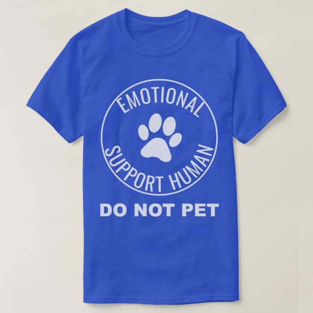 Emotional Support Human ESA Service Hund Funny  T Shirt (Design framsida)