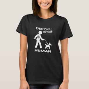 Emotional Support Human Funny Pet Owner T Shirt