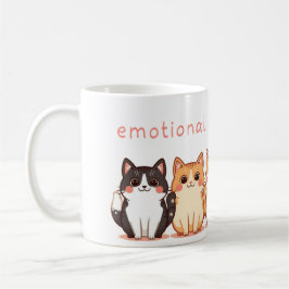 Emotional Support - Kawaii Cutie Kitties - Cat Mom Kaffemugg