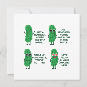 Emotional Support Pickle Kort