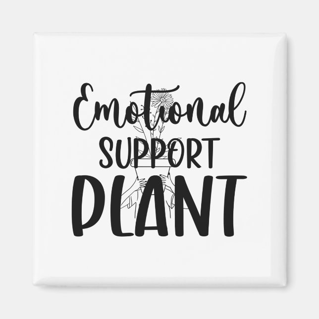 Emotional Support Plant Magnet Classic (Framsidan)